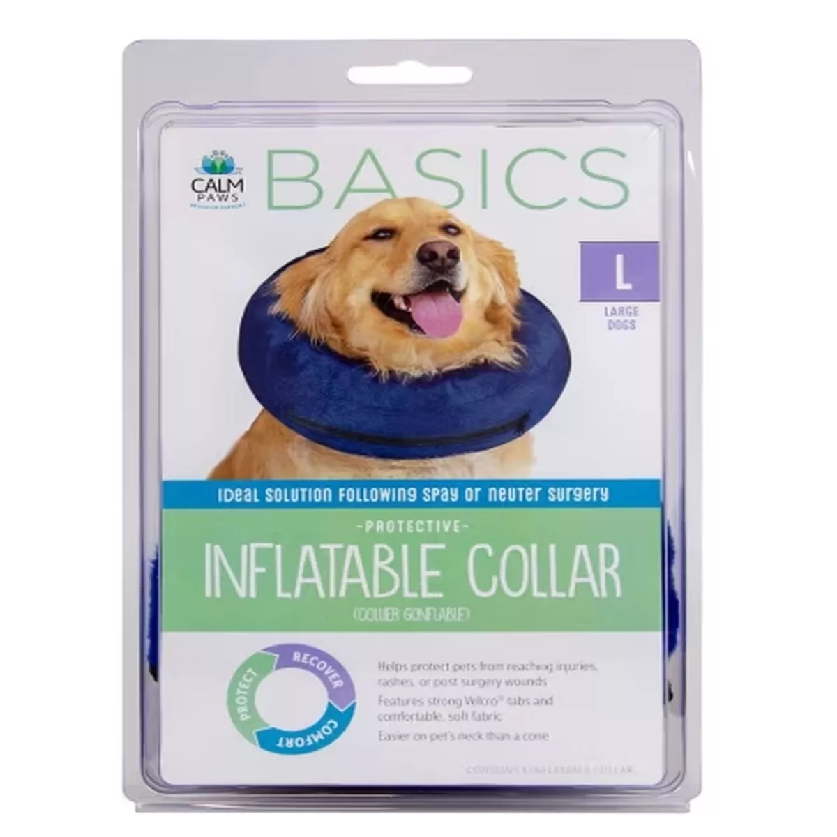 Calm Paws Inflatable Dog Collar
