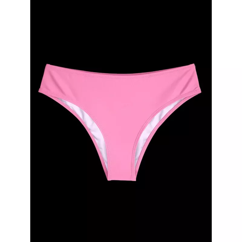 Candy Pink Midwaist Bikini Briefs
