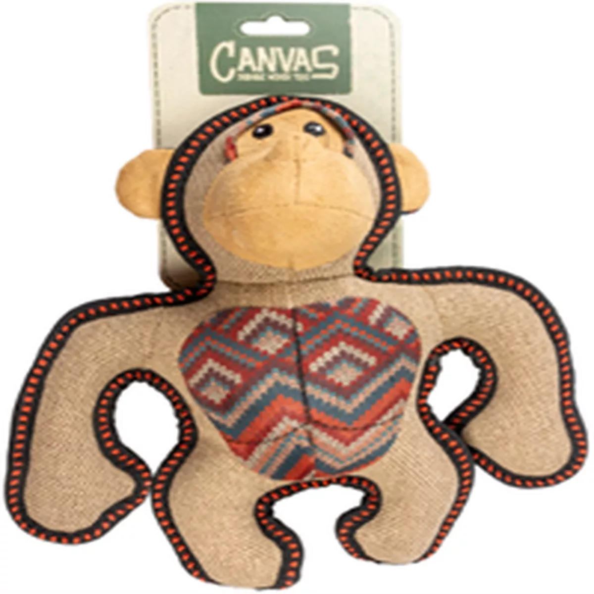 CANVAS DOG TOYS GORILLA