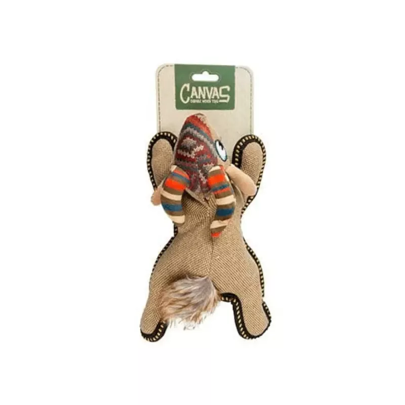 Canvas goat 27x15x10cm brown