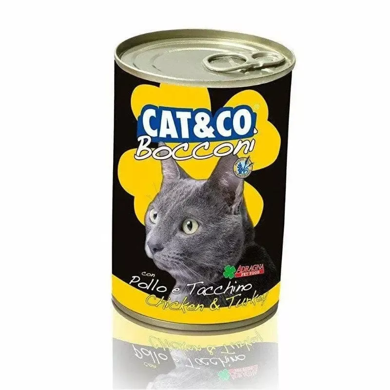 Cat & Co. WET Chunks Chicken and Turkey 405g