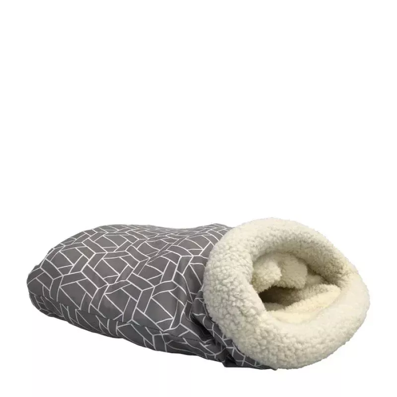 Cat Crinkle Bed Bag Grey