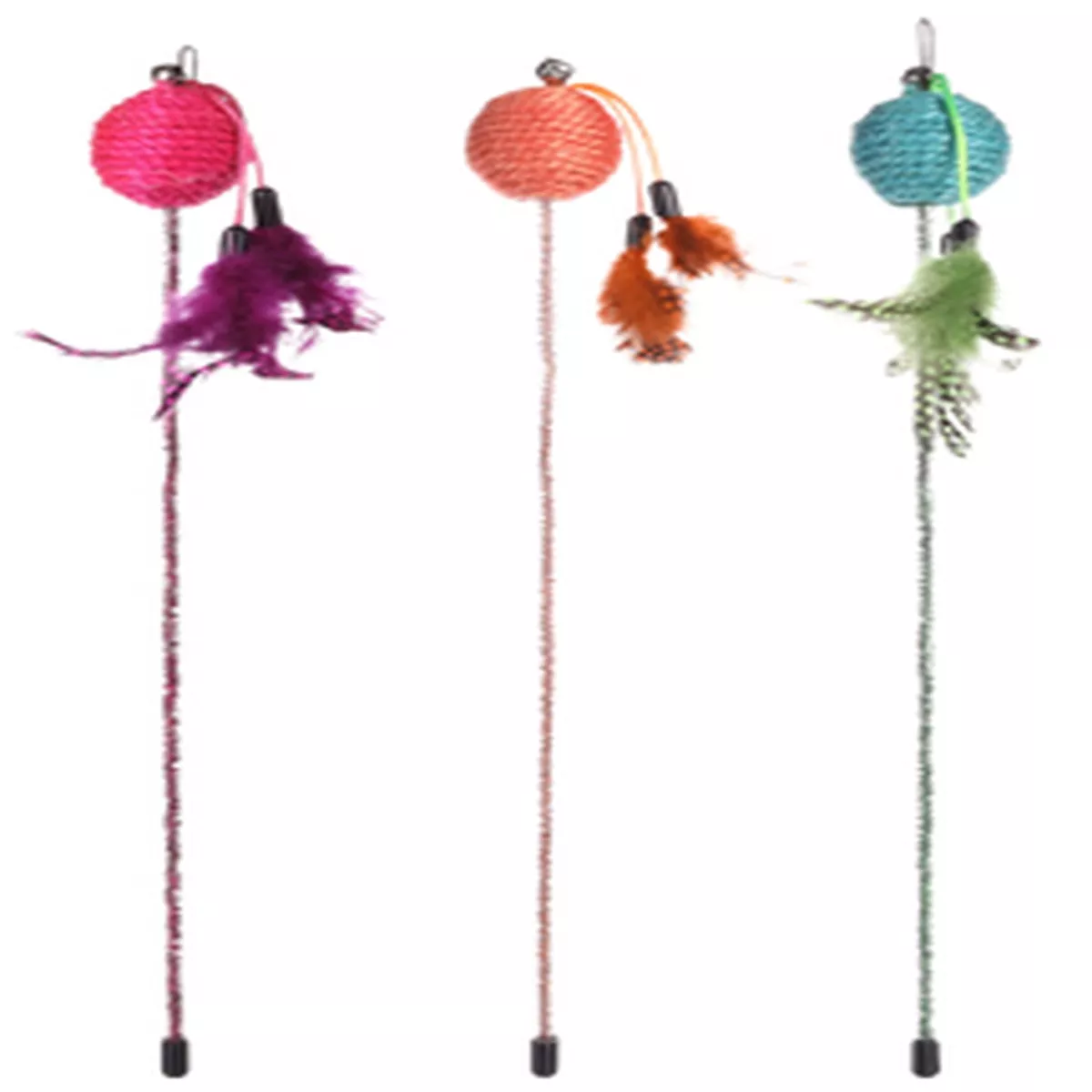 CAT DANGLER GLITTY + BALL ASSORTMENT 42cm
