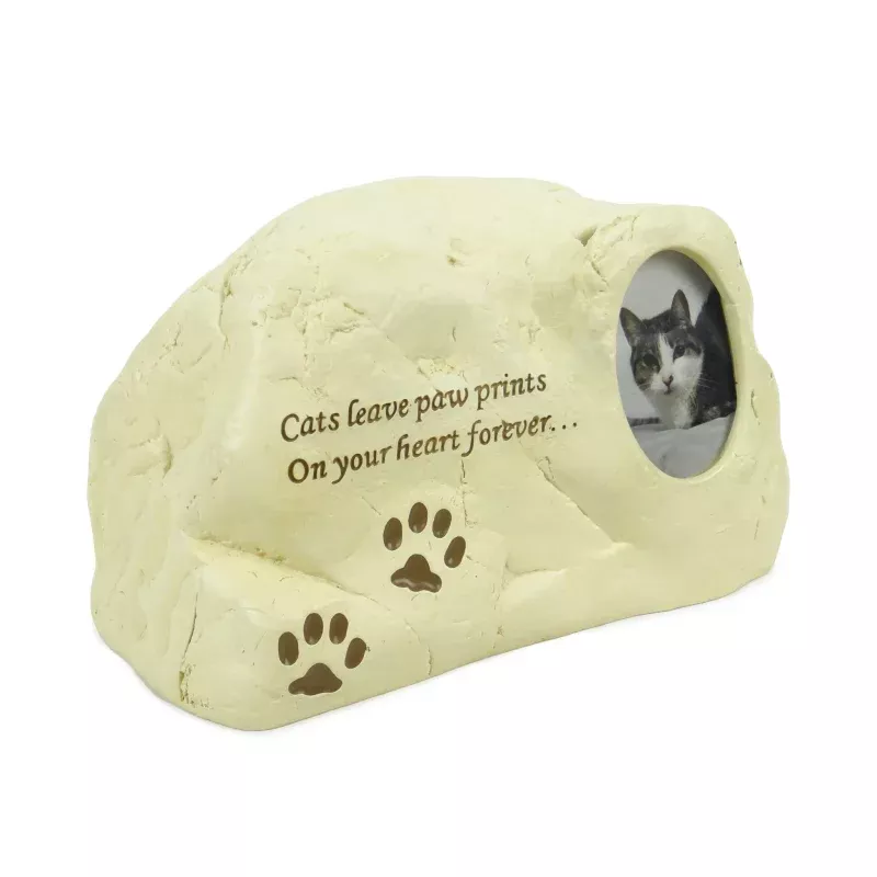 Cat Keepsake Rock Urn