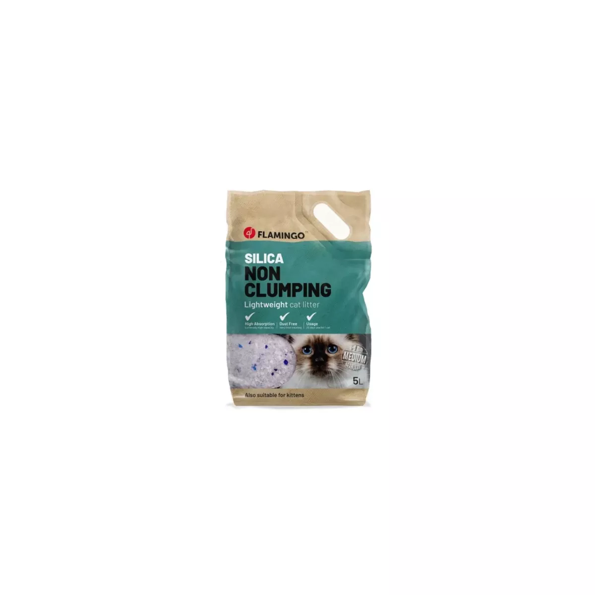 CAT LITTER SILICA MEDIUM GRAINS 1-8mm