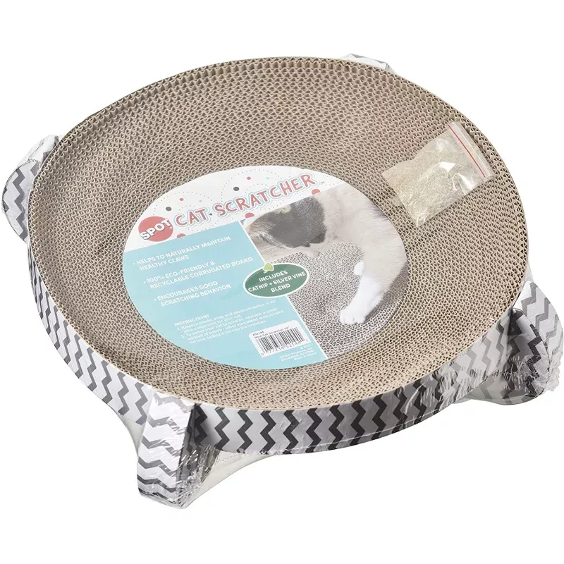 Cat Scratcher Nest with Catnip 14"