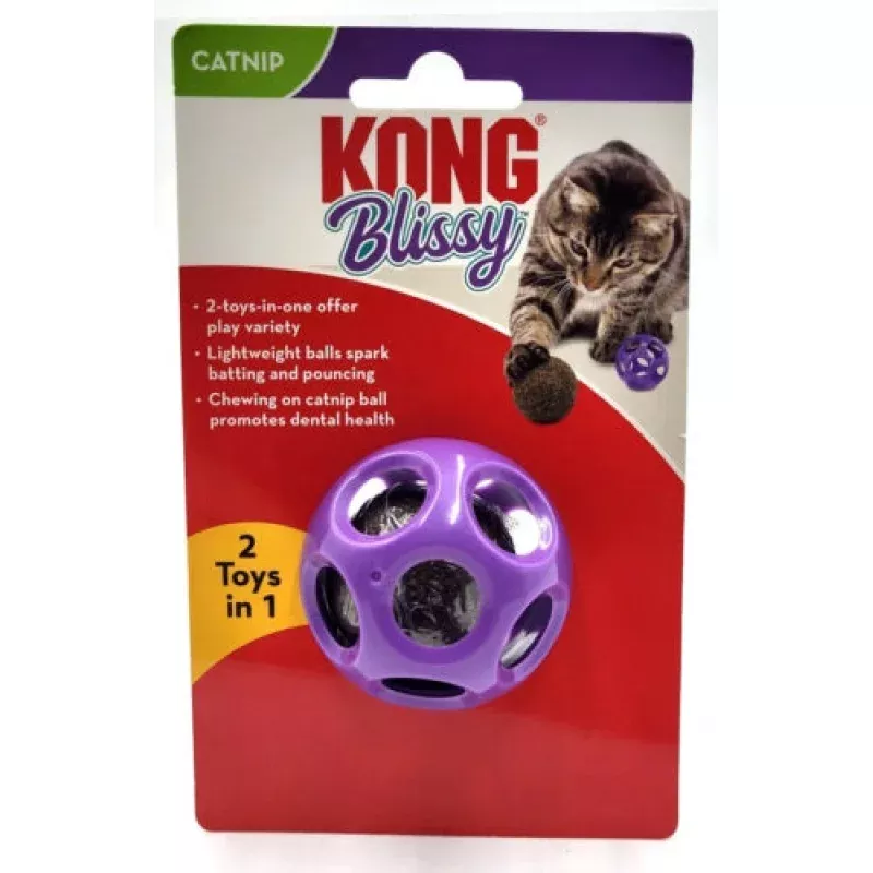 Cat Toy - Blissy Moon Ball with Catnip