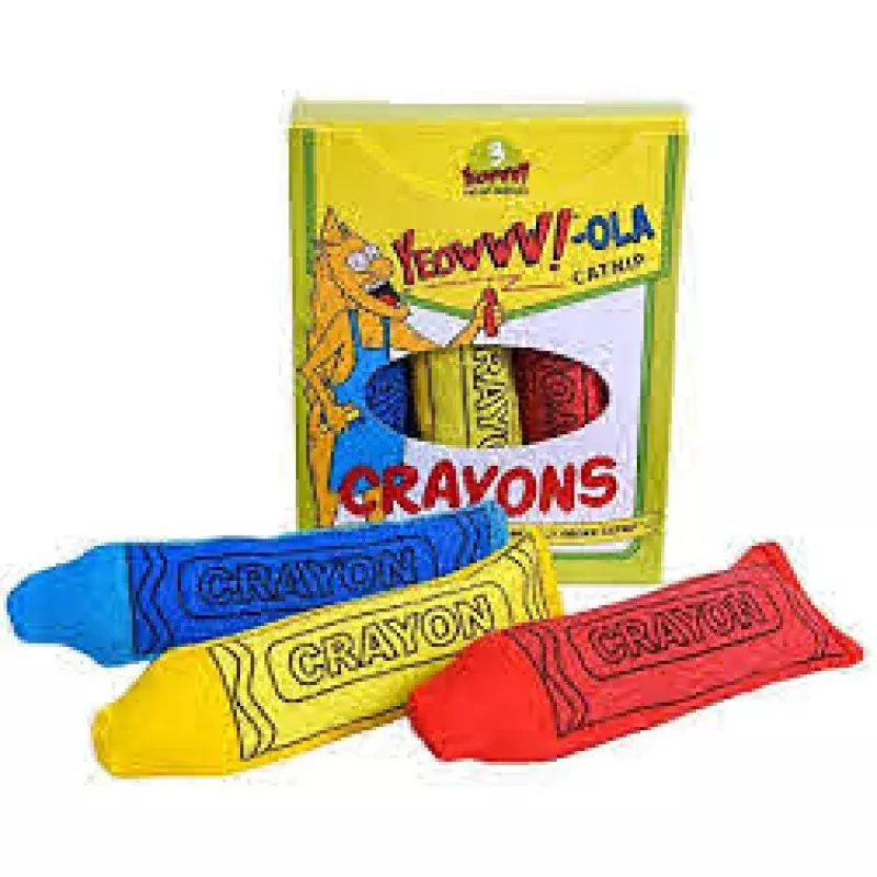 Cat Toy, Catnip Crayons -3pc Set