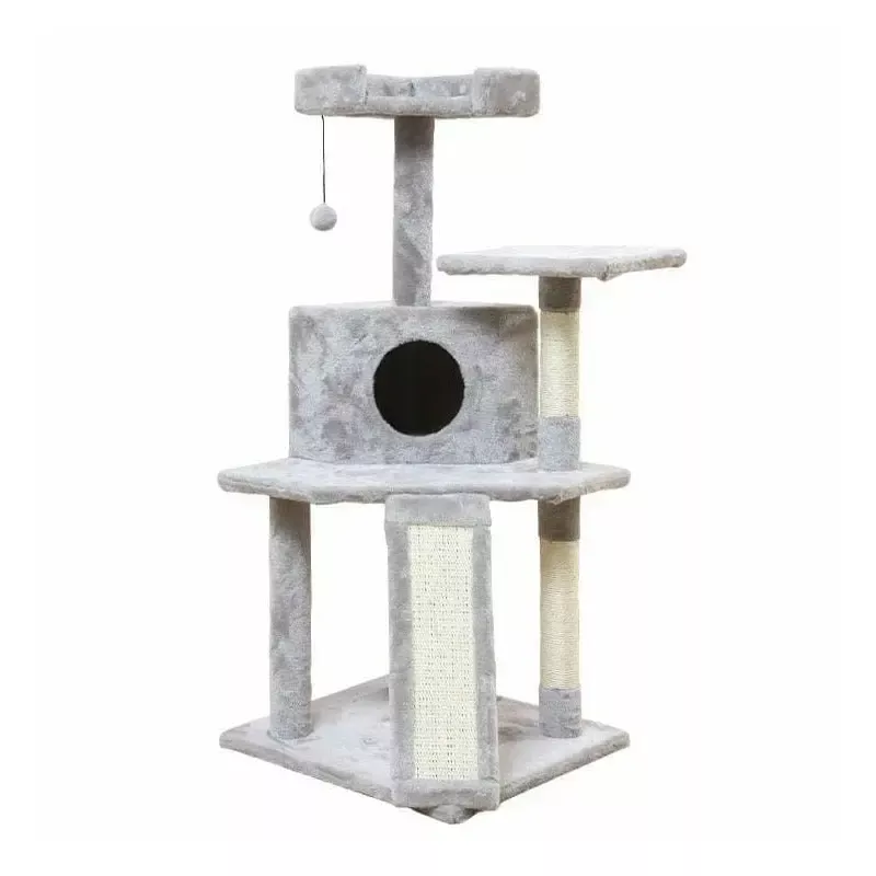 CAT TREE L49*W49*H106cm Grey