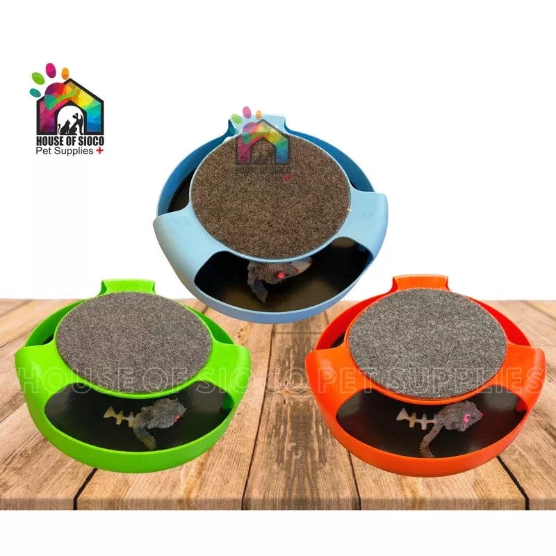 Catch The Mouse Motion Cat Toy Green