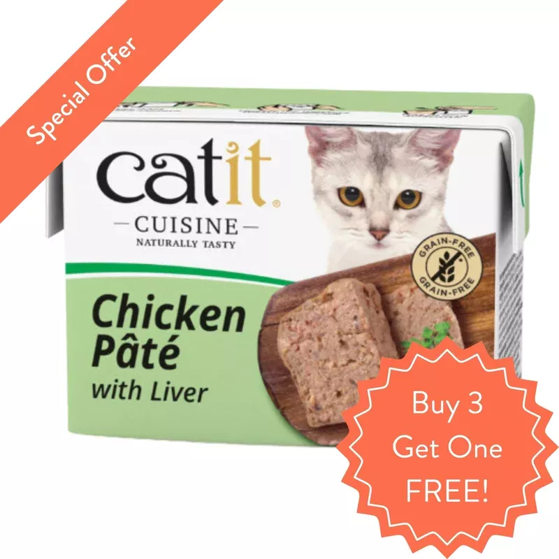 Catit Chicken with Liver Pt 95g