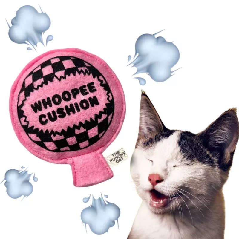 Catnip Whoopee Cushion