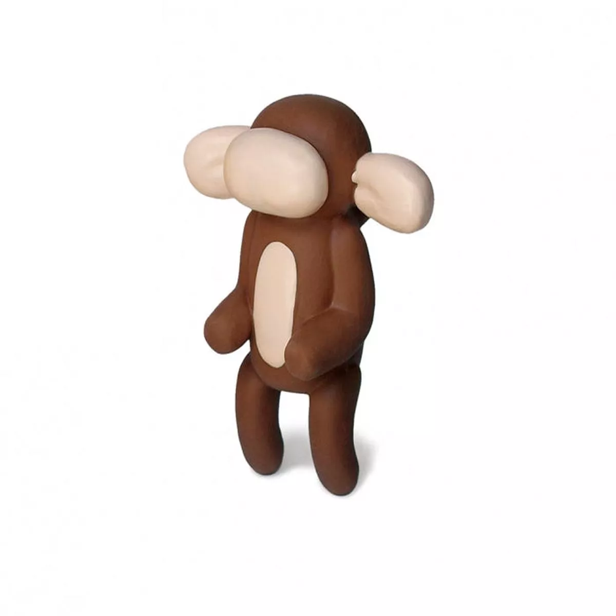 Charming Pet Latex Balloon Monkey Dog Toy, Brown