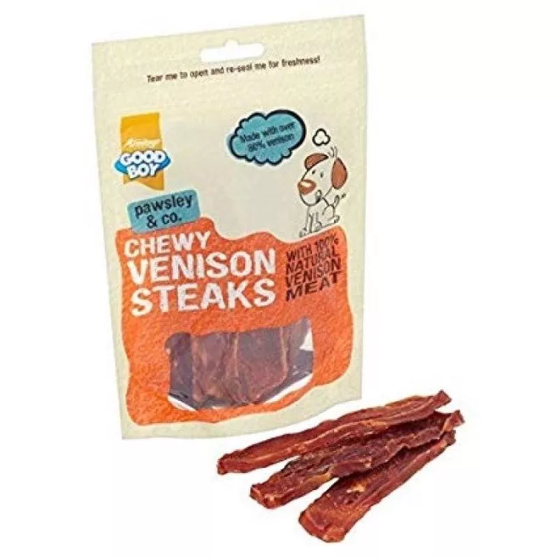 Chewy Venison Steaks – 80G