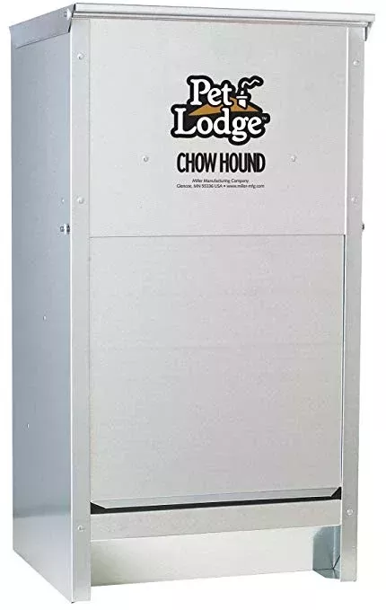 CHOW HOUND PET FEEDER & STORAGE BIN – 50 LBS