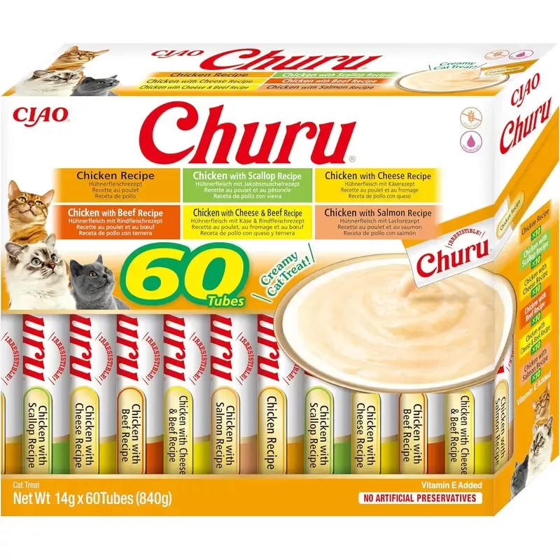 Churu 60 Pack Box Chicken Variety