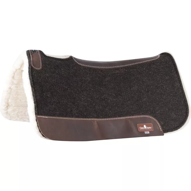 Classic Equine ESP Felt & Fleece Saddle Pad Black