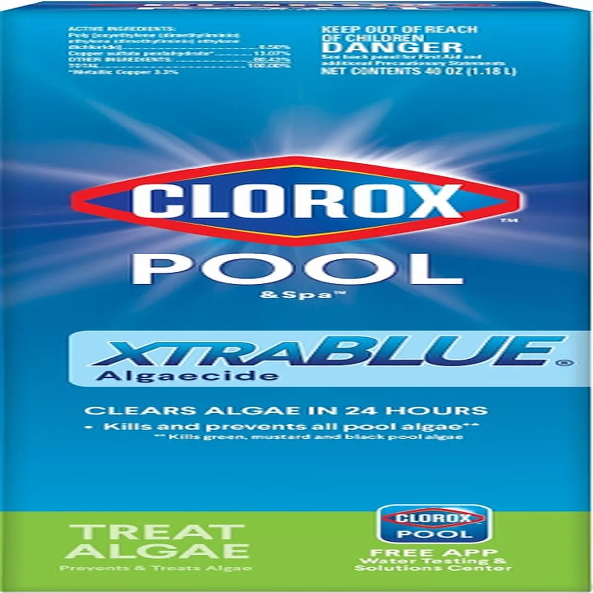 Clorox Pool & Spa XtraBlue Algaecide 40oz