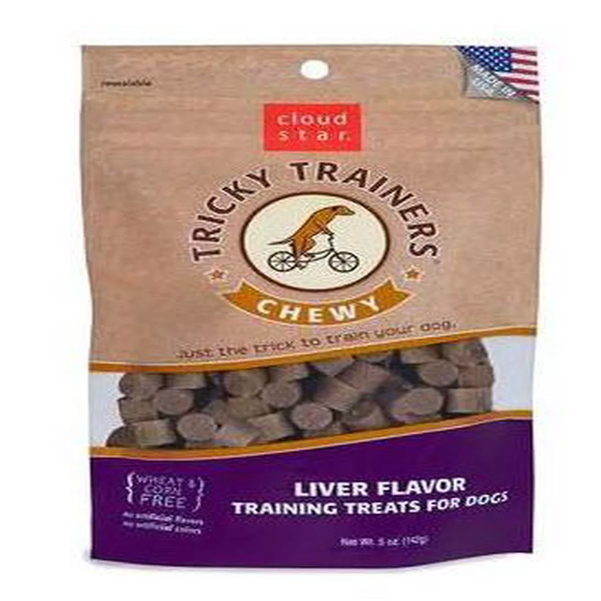Cloud Star Tricky Trainer Chewy Treats – Liver
