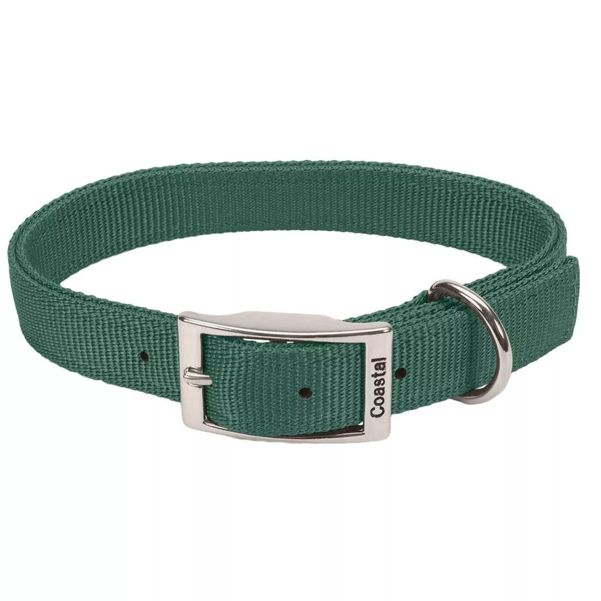 Coastal Double-Ply Dog Collar, Hunter