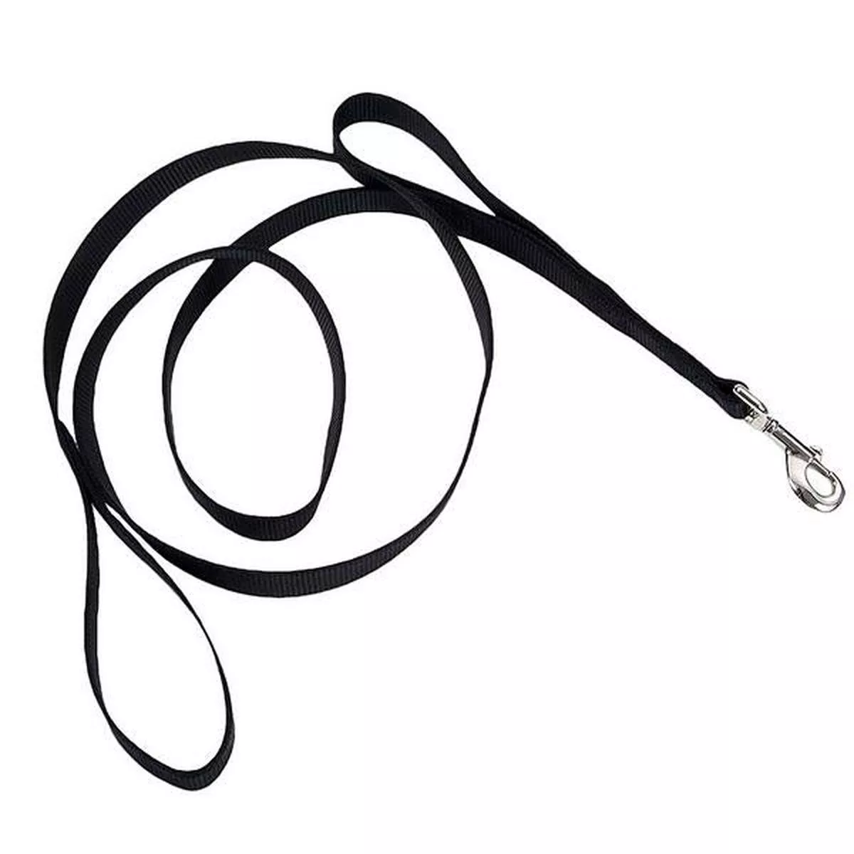 Coastal Loops 2 Double Handle Nylon Leash, Black