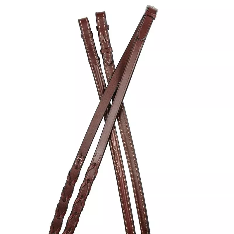 Collegiate Raised Fancy Stitched Laced Reins