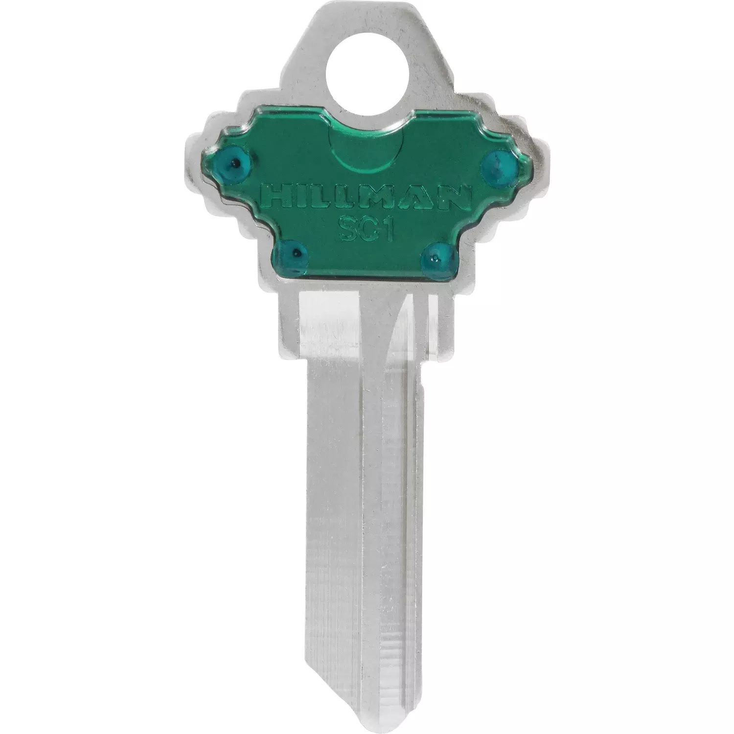 Colorplus House/office Key Blank Single Green