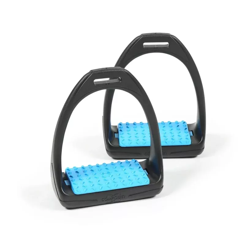 Compositi Reflex Stirrups, 4.75" Blue