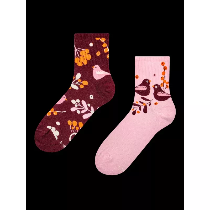 Crew Socks Birds & Berries