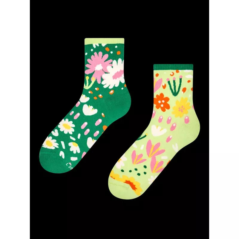 Crew Socks Flower Garden