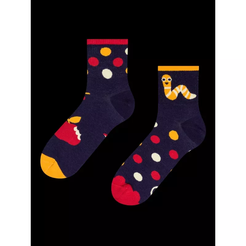 Crew Socks Happy Worm