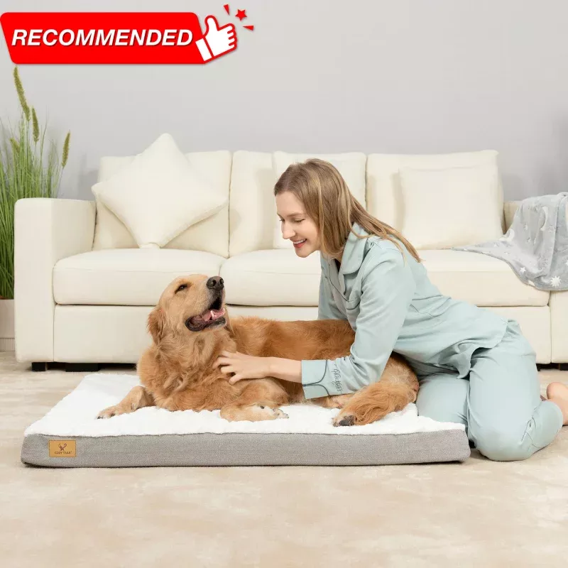 CT003 3D Sea Wave Pet Bed Mattress Grey