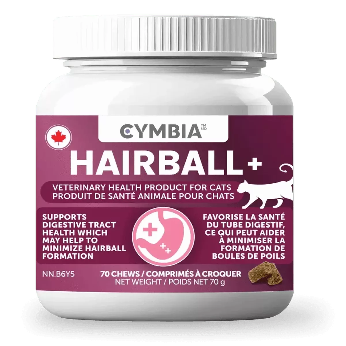 Cymbia HAIRBALL+ Digestive Support Cat Supplement