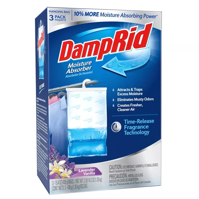 DampRid Hanging Moisture Absorbers LAVENDER VANILLA – 15.4 oz.