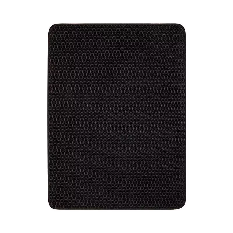 DDX Cat Two-Layer Litter Mat Black – L60cm x B45cm