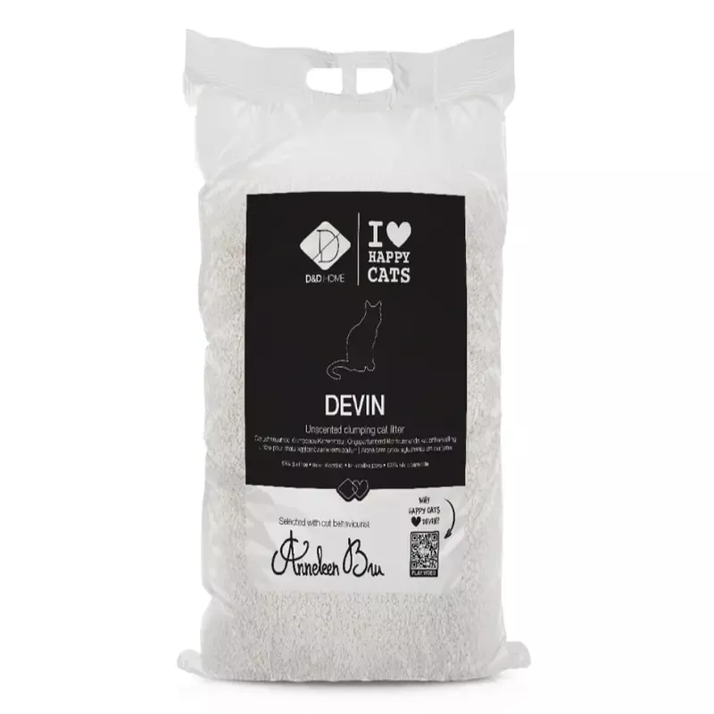 Devin – Unscented Clumping Cat Litter 12kg/13.8L