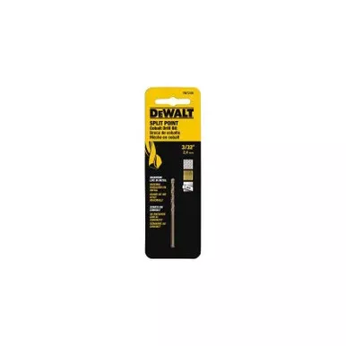 DeWALT 3-32in Cobalt Split Point Drill Bit- Gold