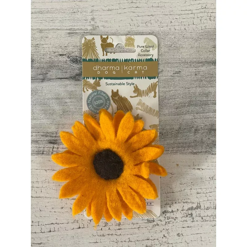 Dharma Dog Sunflower Collar Accessory