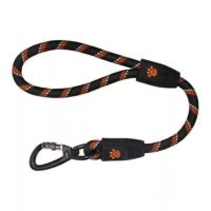 DOCO Reflective Traffic Rope Leash - Click & Lock Snap - 20 inch Orange