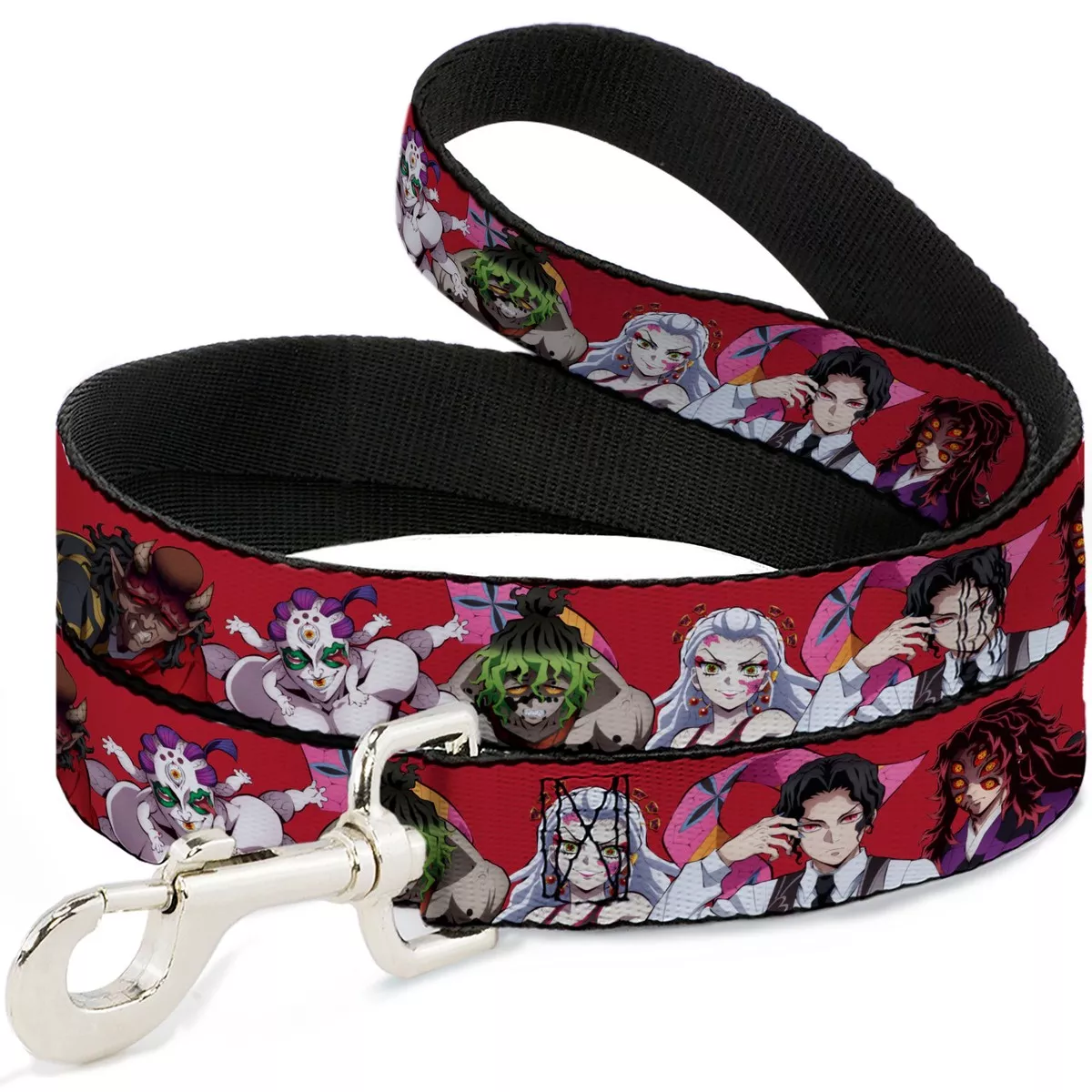 Dog Leash - Demon Slayer Eight Demons Poses Red