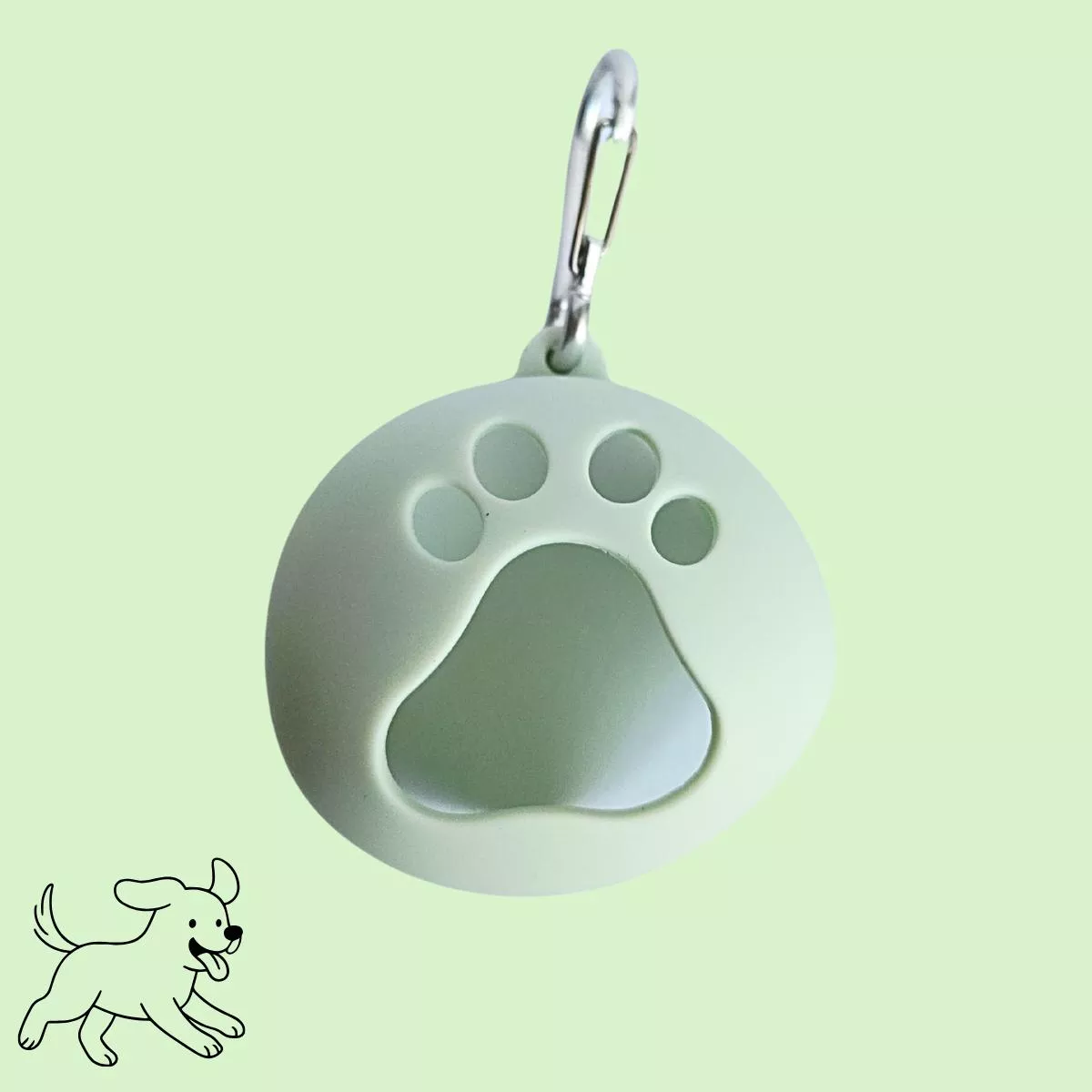 Dog Tennis Ball Holder Light Green