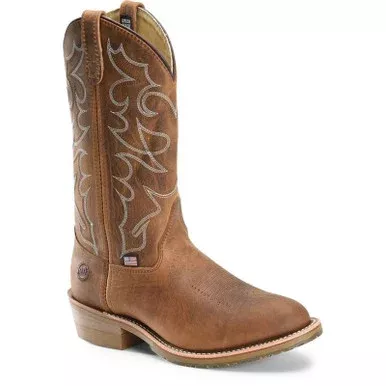 Double H Men’s Dylan Round Oak Brown Boots