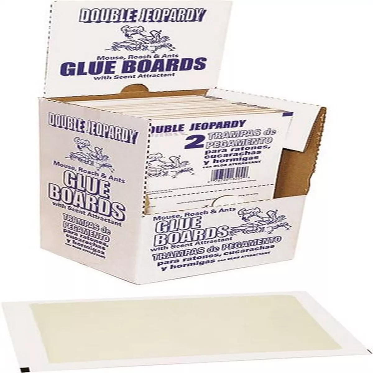 Double Jeopardy Mouse, Roach & Ants Glue Board