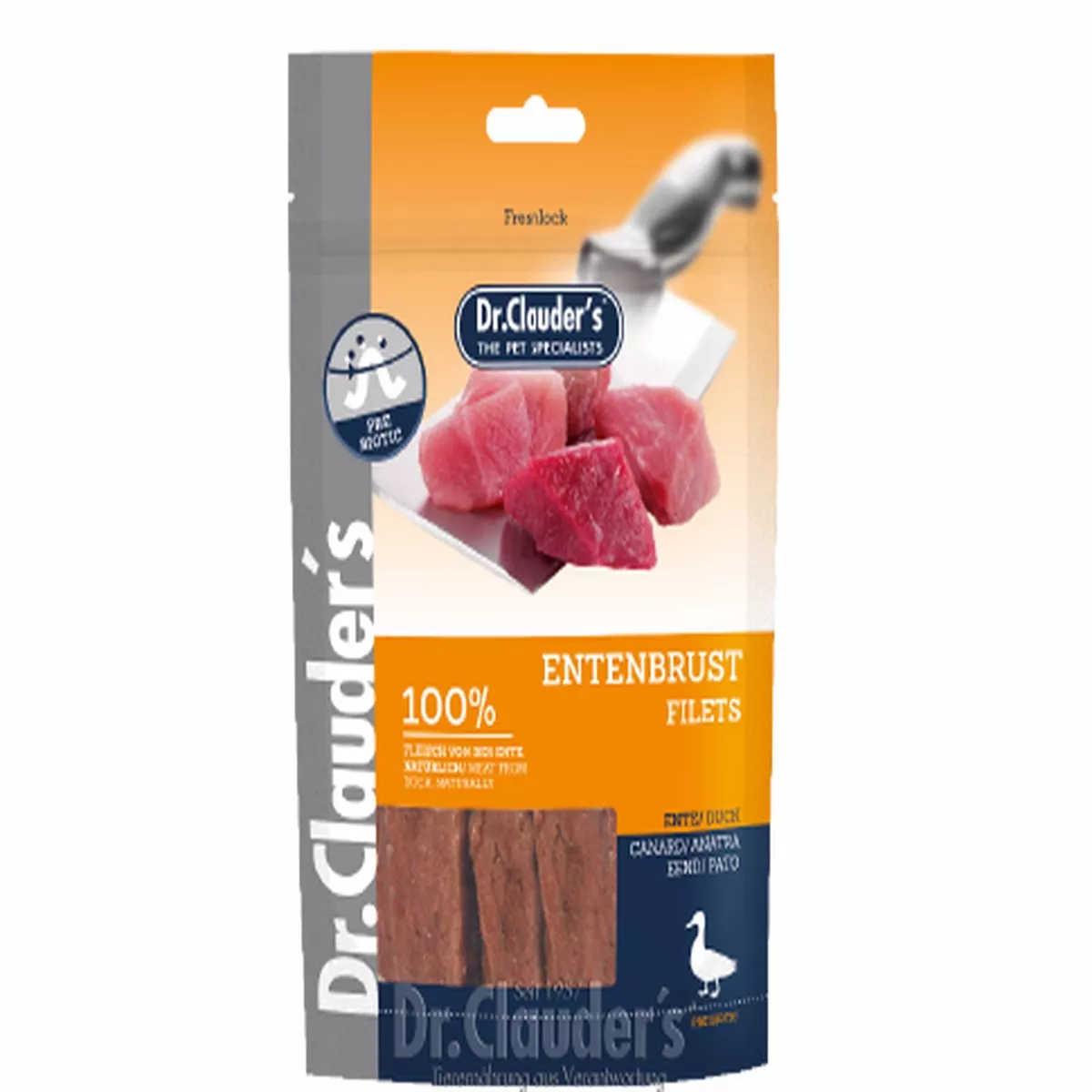 Dr Clauder's Duck Breast Filets, 80g