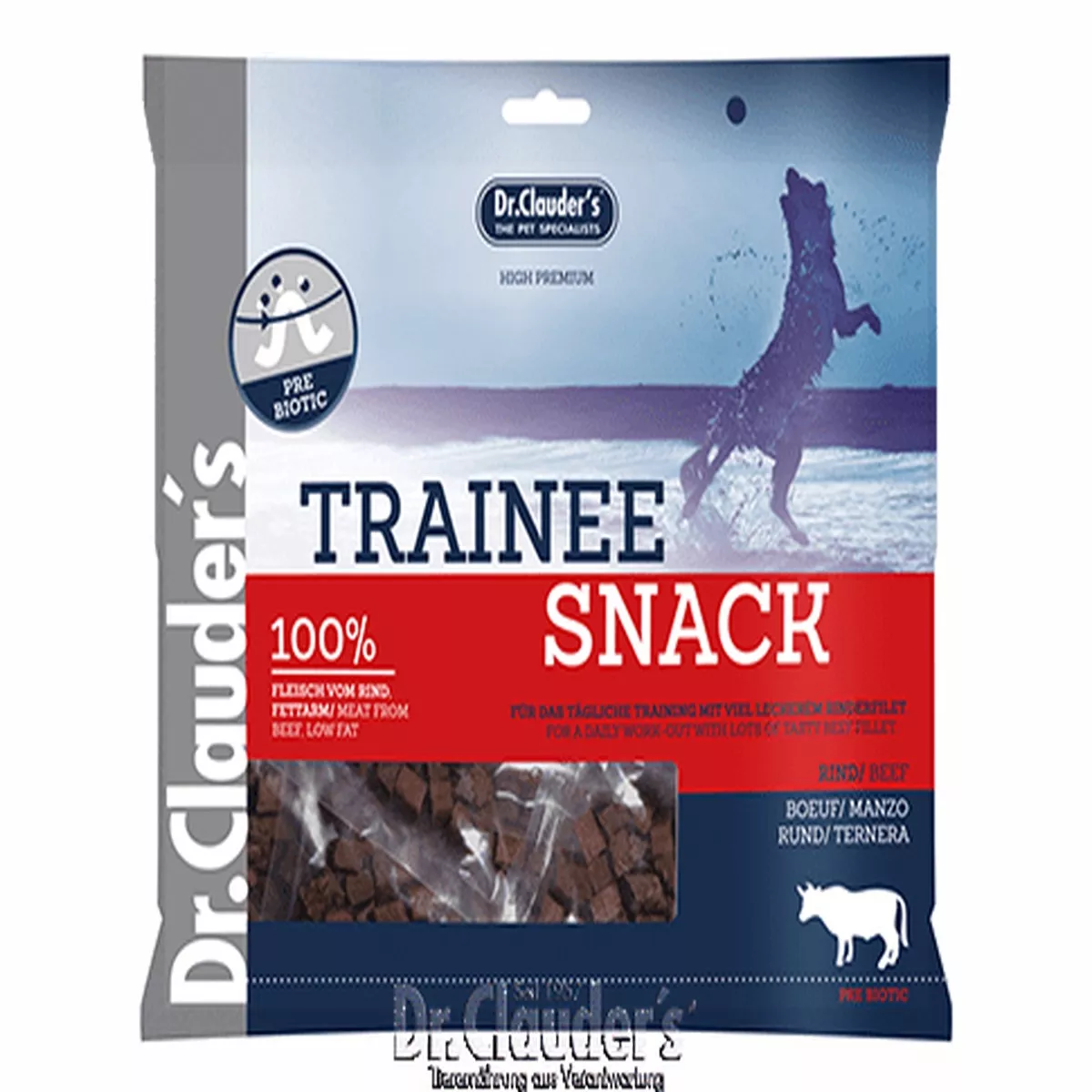 Dr Clauder's Premium Beef Trainee Snacks, 500g