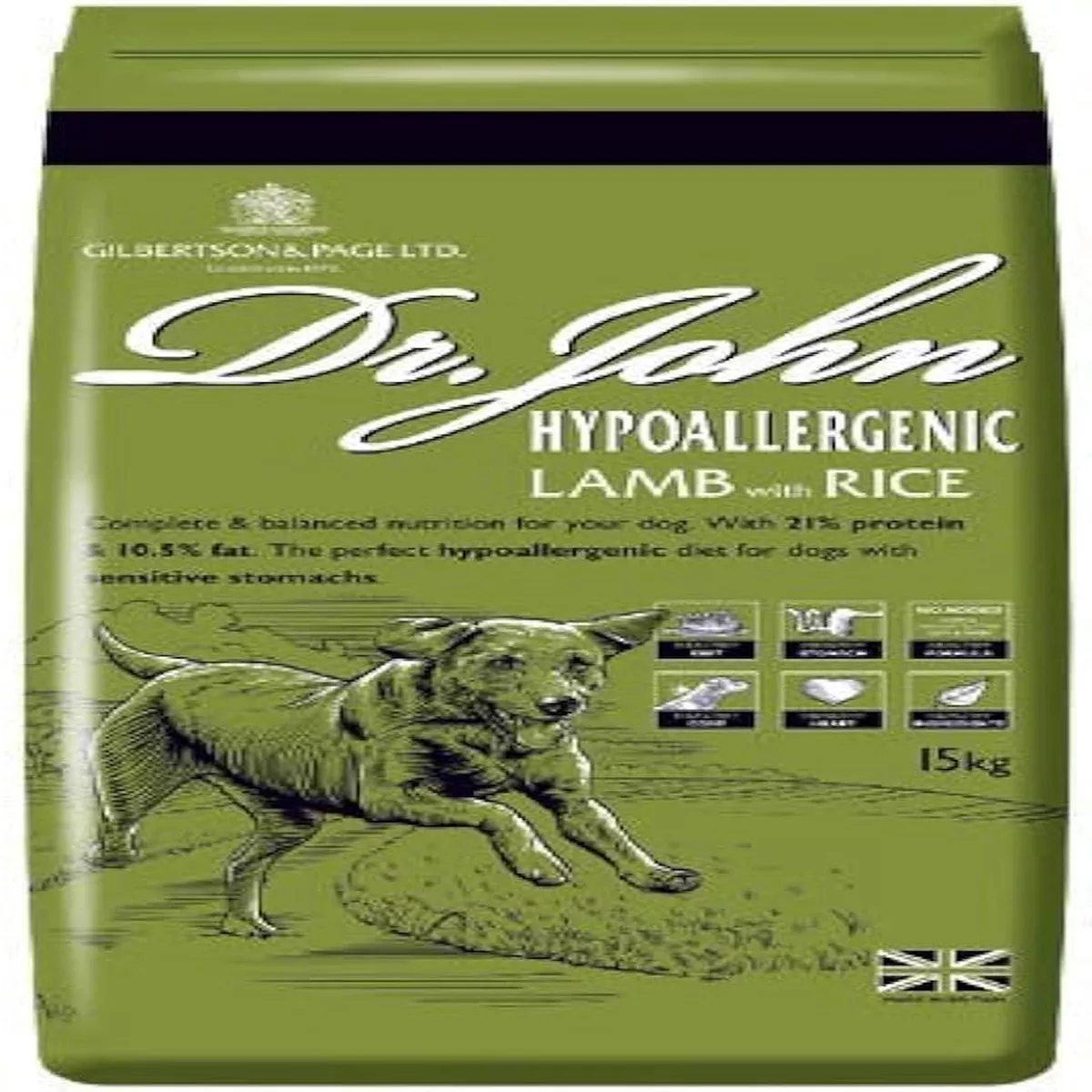 Dr John Hypoallergenic Lamb & Rice, 12.5 Kgs