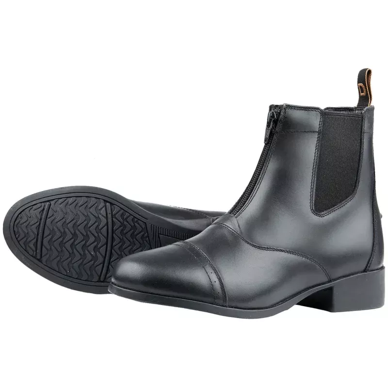 Dublin Foundation Zip Paddock Boots, Childs Black