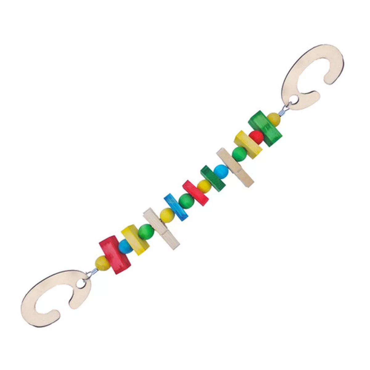 A&E Nibbles Hanging Wood Chew with Clips