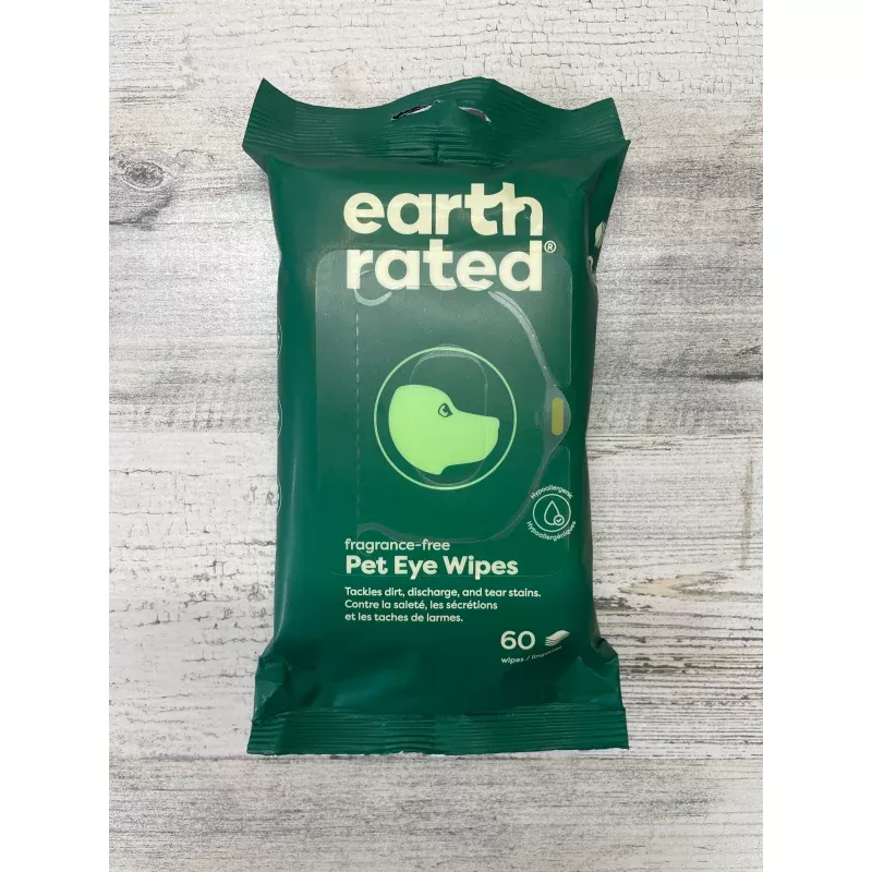 Earth Rated Eye Wipes 60ct