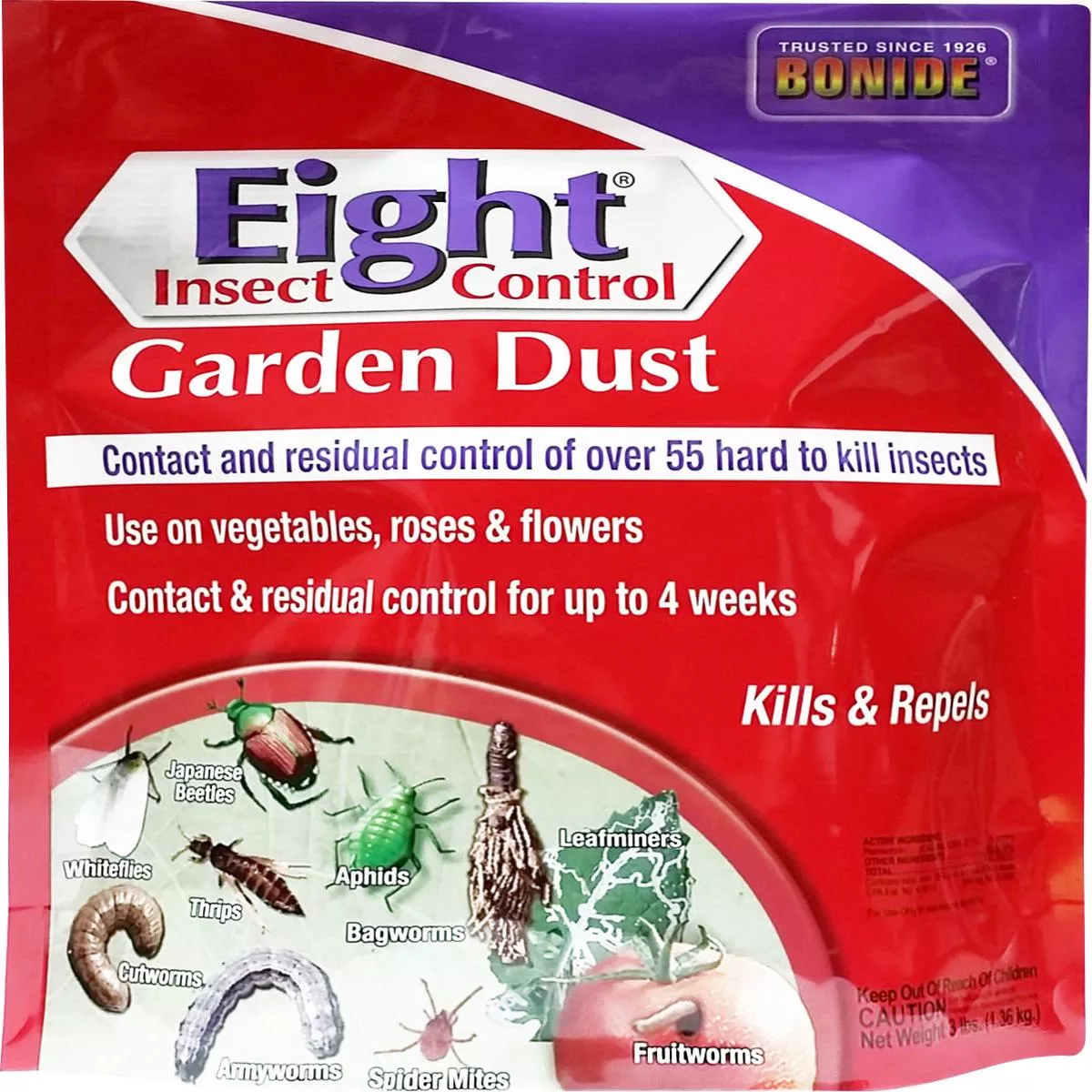 Eight Insect Control Garden Dust – 3 LB